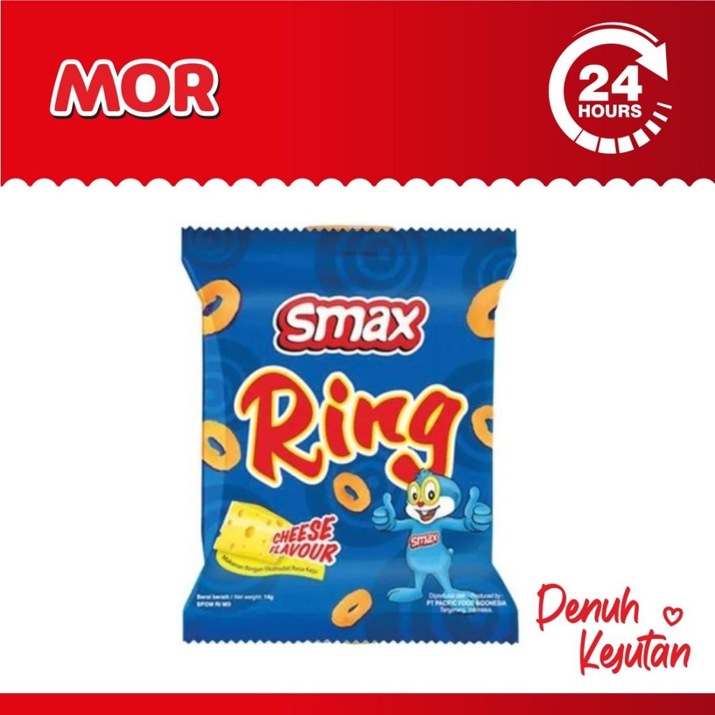 

SMAX Ring Cheese Snack Rasa Keju 40 gr