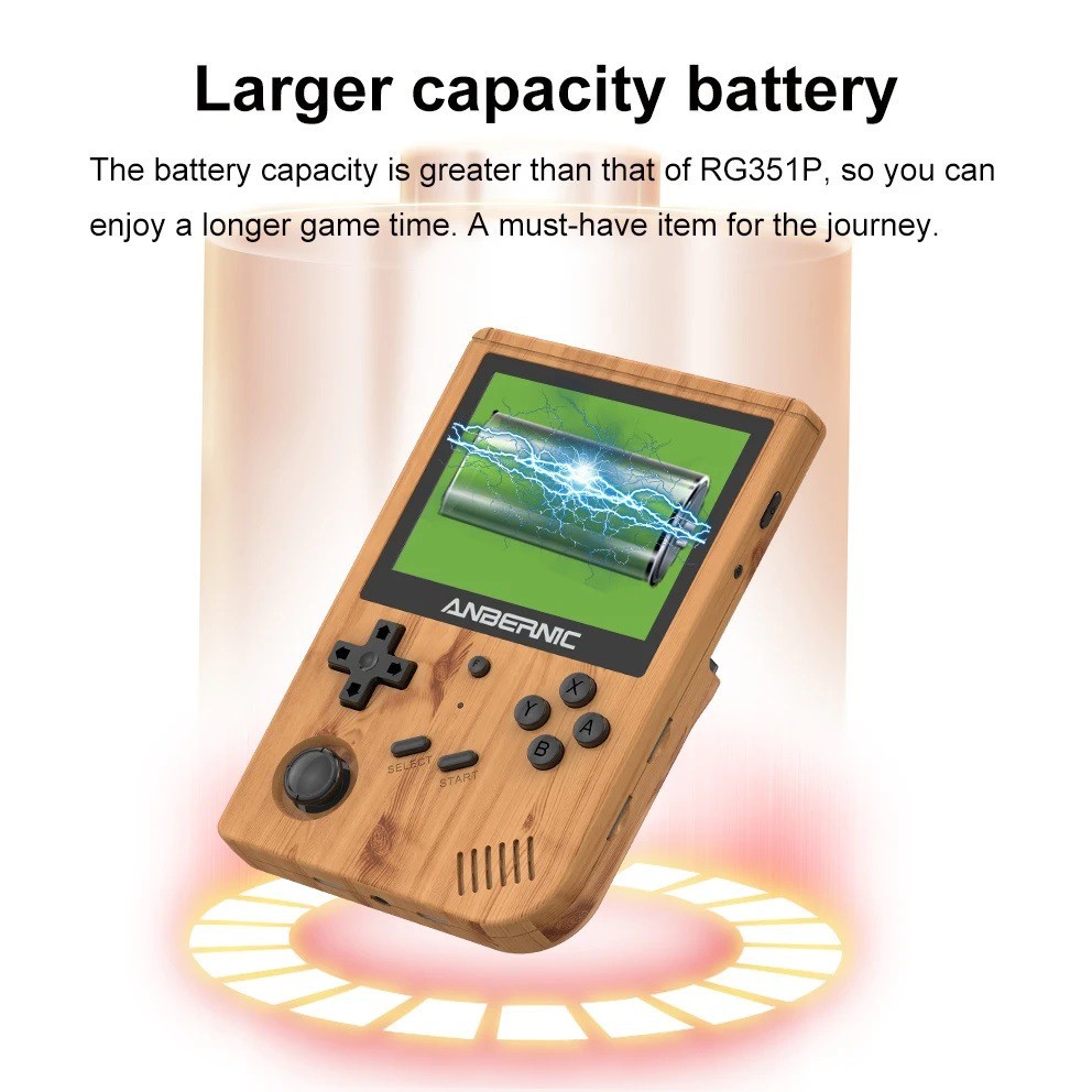 ANBERNIC RG351V - Emulator Retro Game Console 64GB 3.5-inch IPS Screen - Game Retro Desain GameBoy