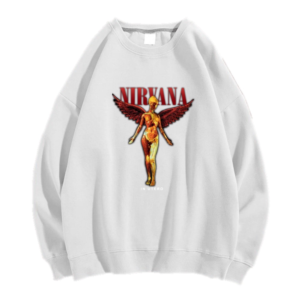 NIRVANA SWEATER CREWNECK Size M-XXL ANAIRA