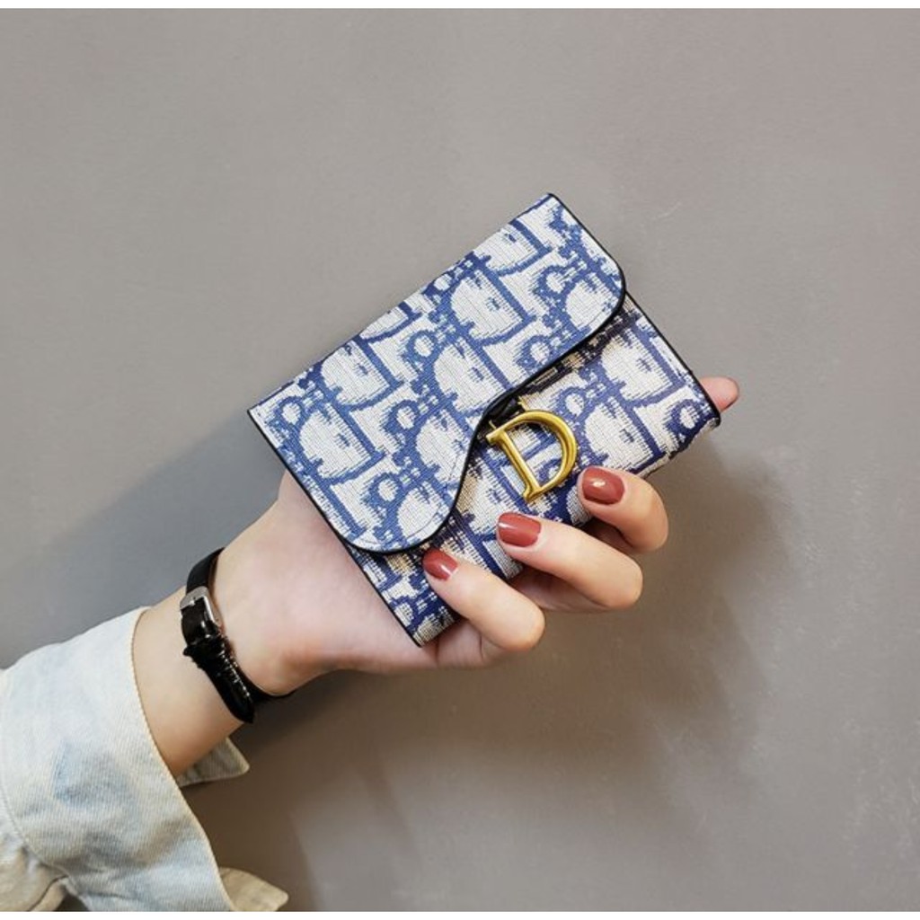 Dompet Lipat Dior Wanita. Dompet Pendek Import