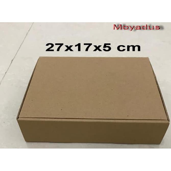 

5Fr6Dty- Kardus/Karton/ Box Uk.27X17X5 Cm, Die Cut ,Seperti Kardus Pizza, St 7Tttyr6-