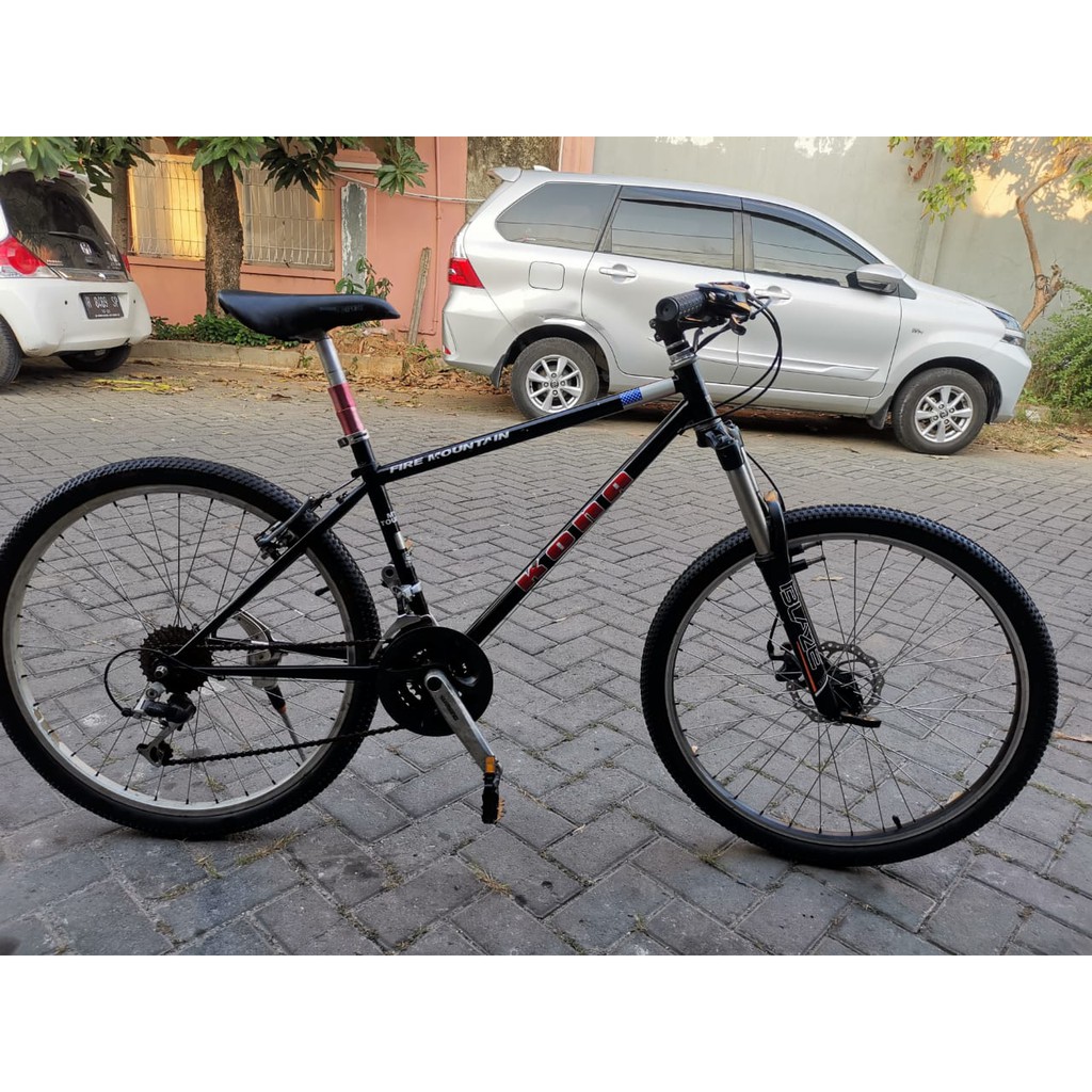 Sepeda bekas MTB Mountain Bike Kona made in USA full bike tinggal gowes