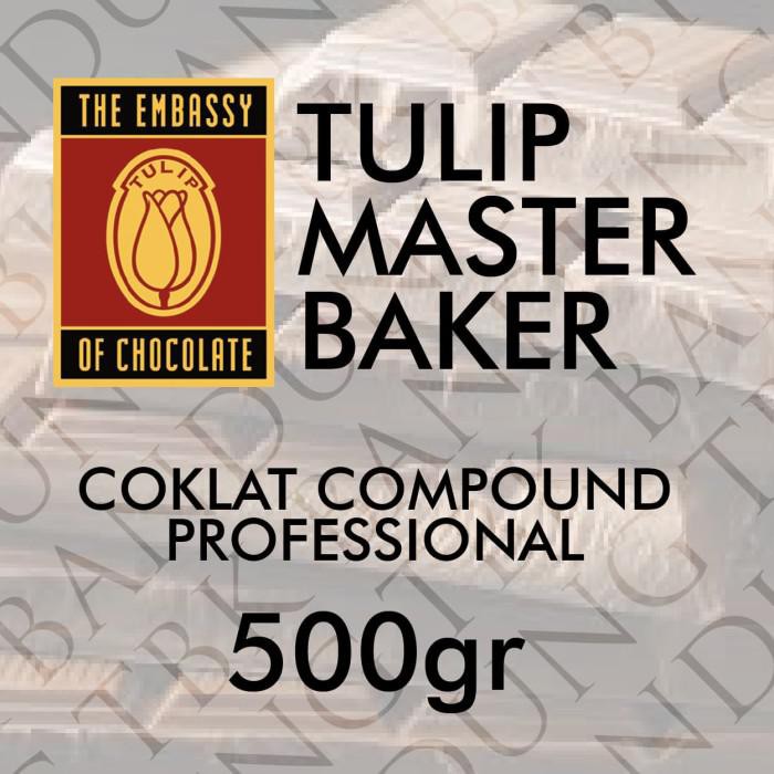 

Masterbaker Tulip Dark Chocolate Compound Repack Cokelat Batang 500Gr