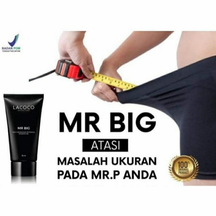 Lacoco Mr Big ORIGINAL NASA/MrP Jadi Besar n Panjang/Krim Khusus Pria