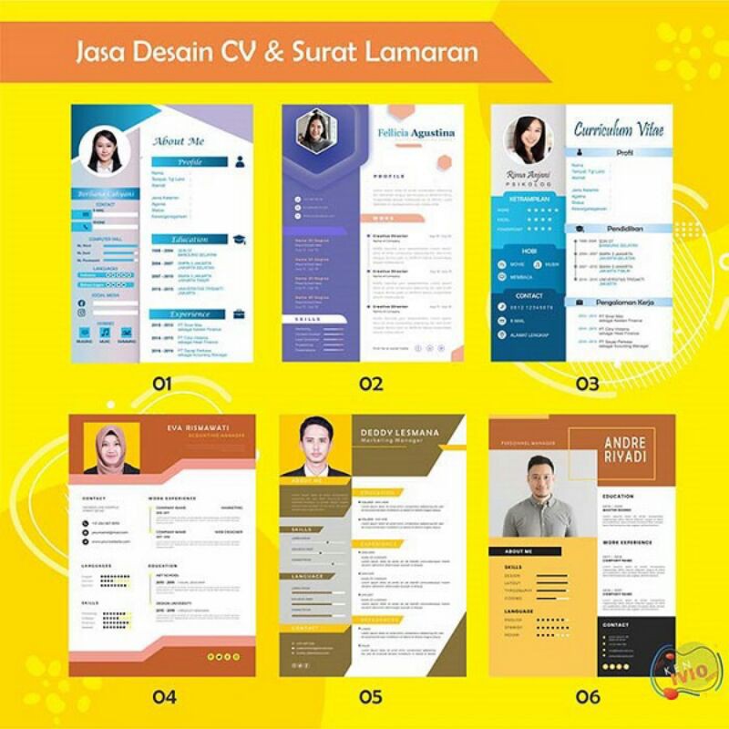 Jual JASA DESAIN CV CURRICULUM VITAE RESUME COVER LETTER | Shopee Indonesia