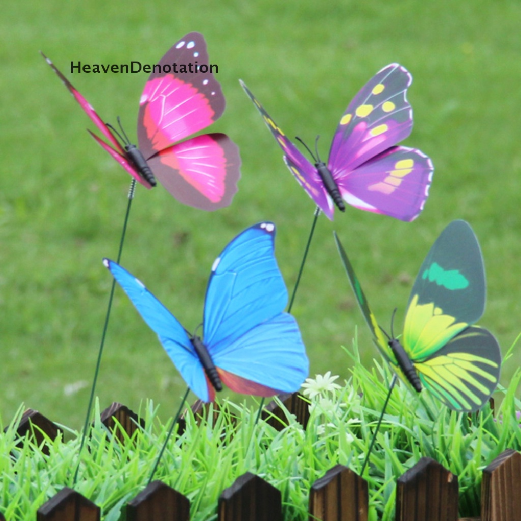 15 Pcs Kupu-Kupu Buatan Untuk Dekorasi Taman