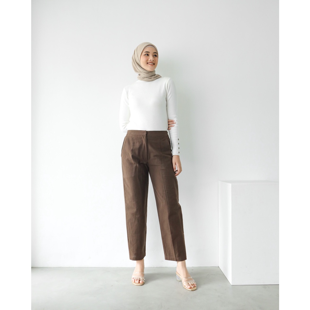 Mayoutfit Shany Pants / Celana Kulot Linen S-XXL (Part 1)-4