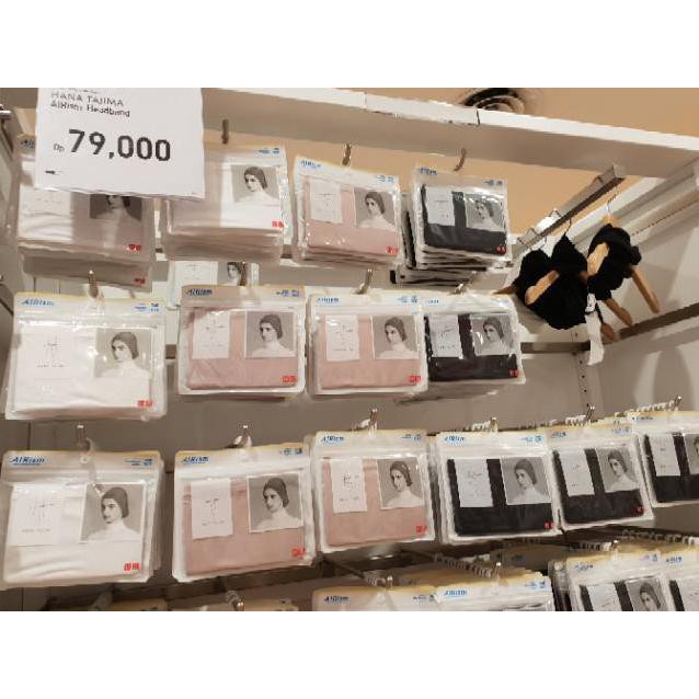 Uniqlo Airism Hanatajima Ciput Ninja Bandana Inner Hijab