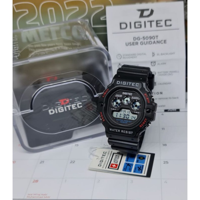 Jam Tangan 5090 Digitec Outdoor Terlaris Jam Tangan Pria Tahan Air Buat Berenang DG5090 DS5090 DIGITEC5090