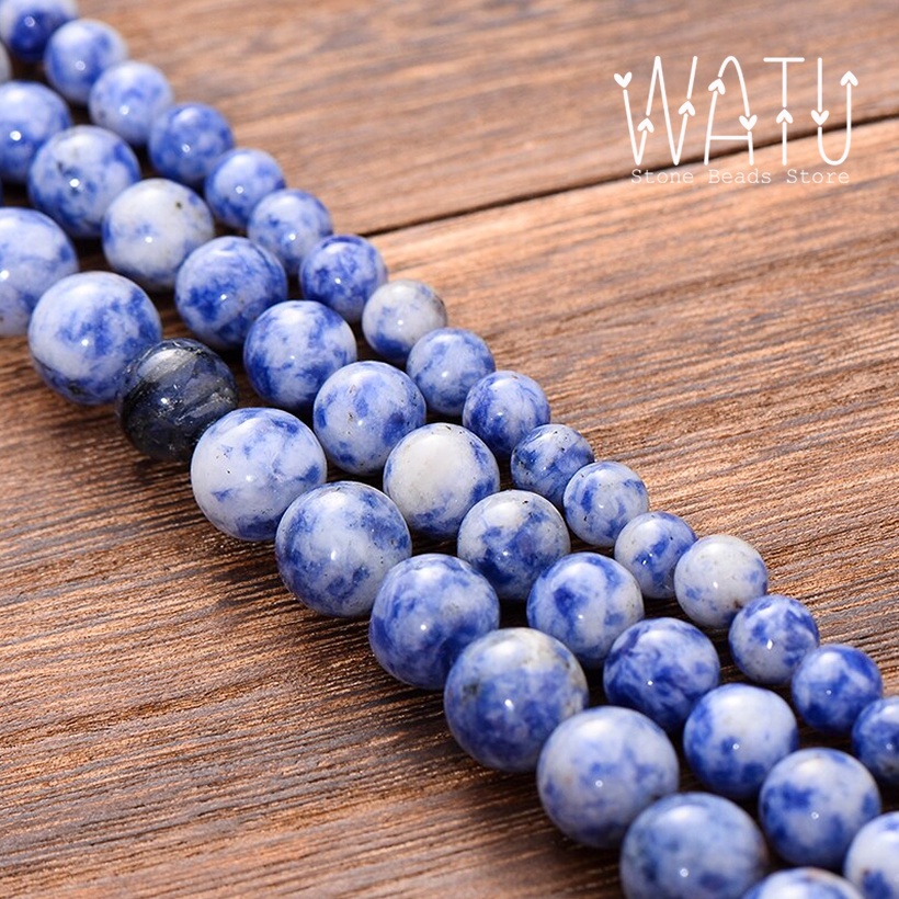 Manik Batu Alam Sodalite Round Beads