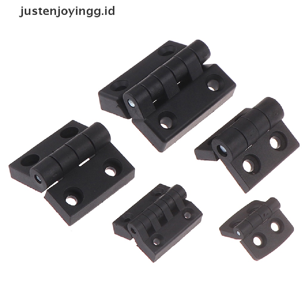 1 Pc Engsel Pintu Mini Bahan Plastik ABS Warna Hitam