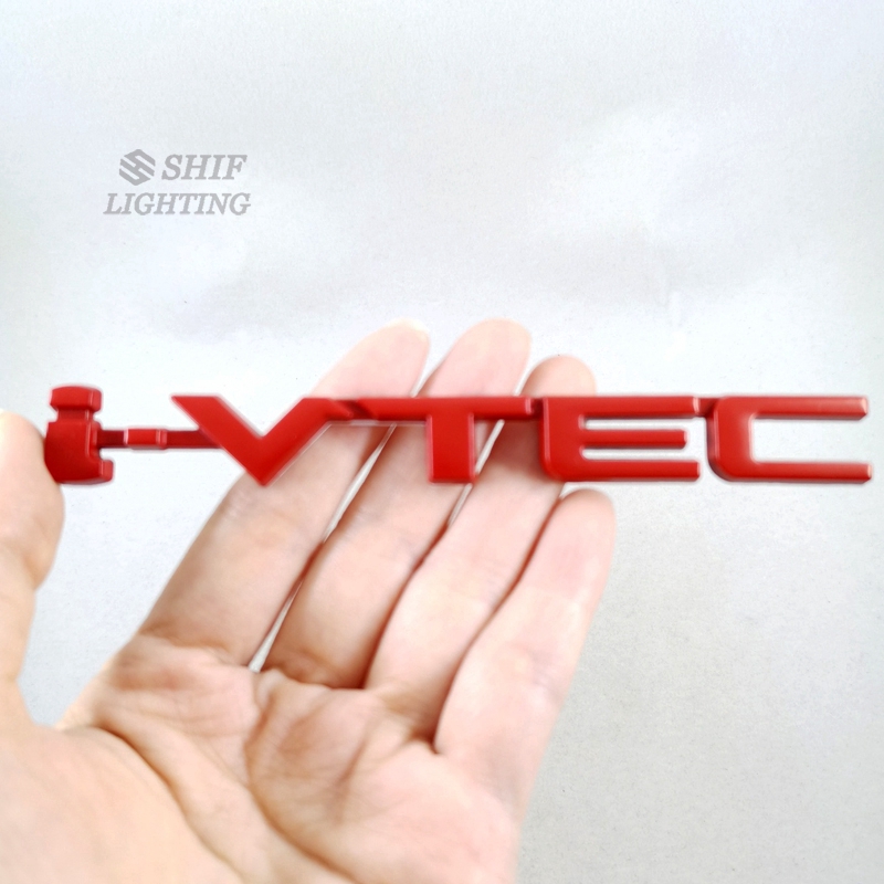 1Pc Stiker Emblem Logo i-VTEC iVTEC Bahan Metal Untuk Mobil Honda