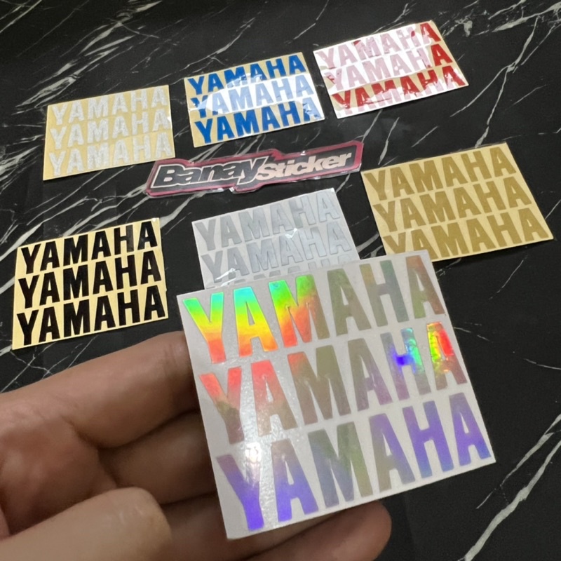 STICKER STIKER YAMAHA UKURAN 6 CM CUTTING