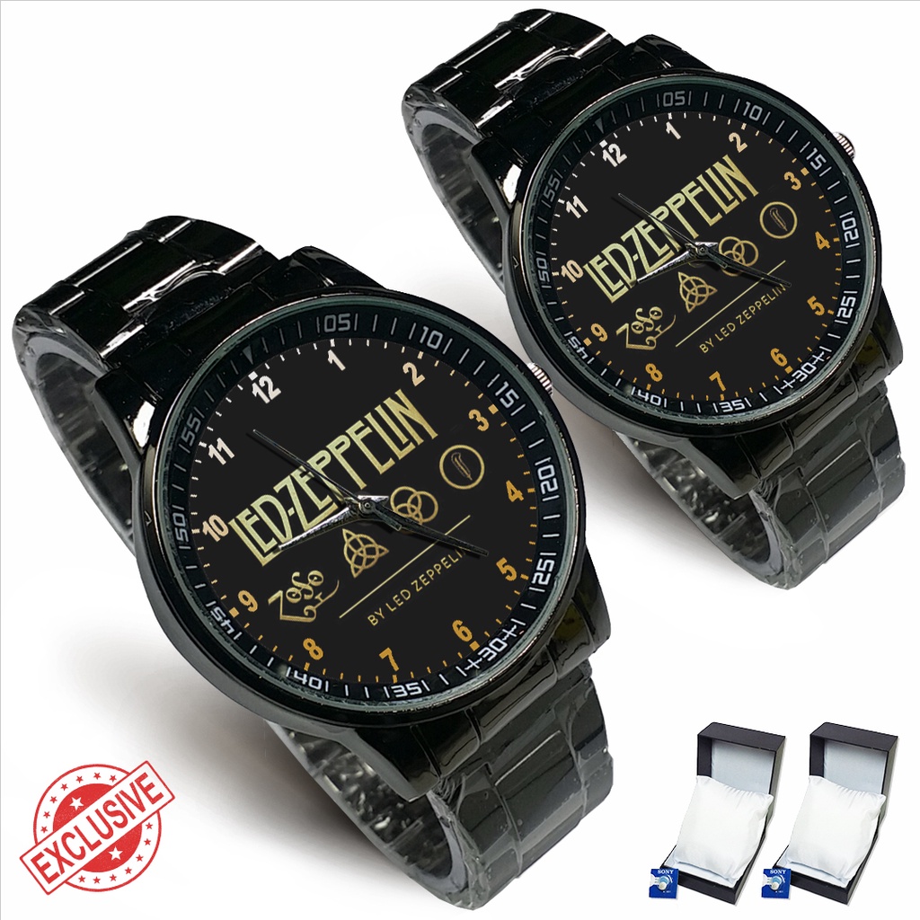 Jam Tangan Rantai Couple LED ZEPPELIN BAND - 2 (Awesome)