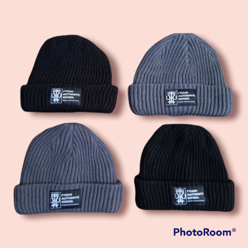 POM BEANIE HAT TOPI KUPLUK ORIGINAL MURAH BAHAN TEBAL