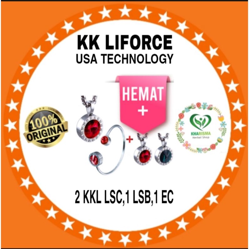 KK LIFORCE+ BRACELET (KALUNG+GELANG)