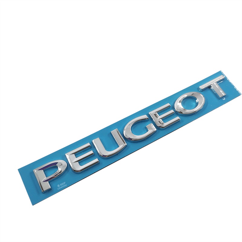 1pc Stiker Emblem Logo PEUGEOT Bahan ABS Untuk Dekorasi Mobil PEUGEOT