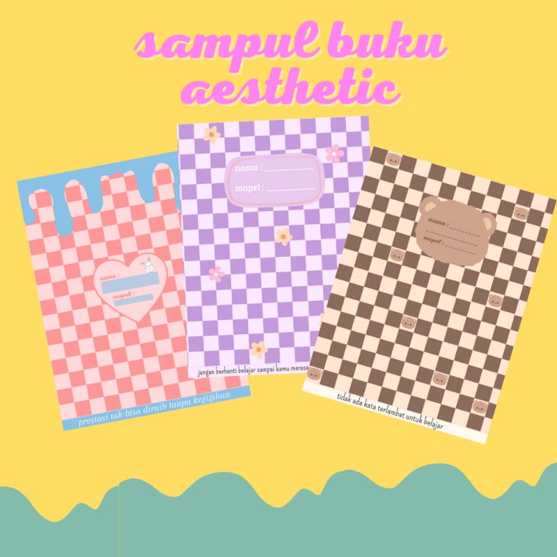 Jual SAMPUL BUKU TULIS AESTHETIC | Shopee Indonesia