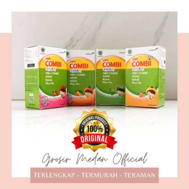 OBAT BATUK PILEK DEMAM ORI OBH COMBI ANAK BATUK PLUS FLU BPOM