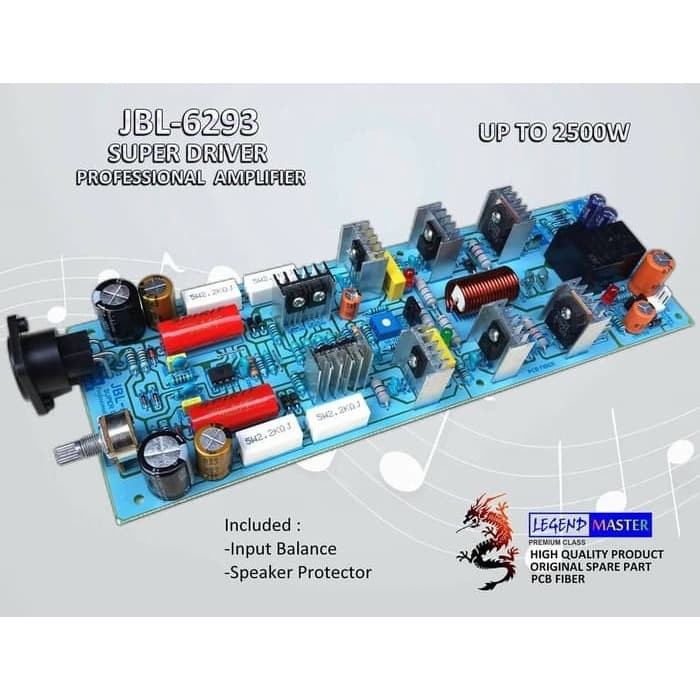 KIT DRIVER JBL 6293 JBL6293 JBL-6293 DRIVER TANPA PCB FINAL