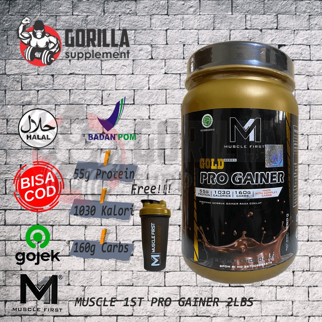 Muscle First Pro Gainer 2lbs / 900 gram Gold Series MuscleFirst m1