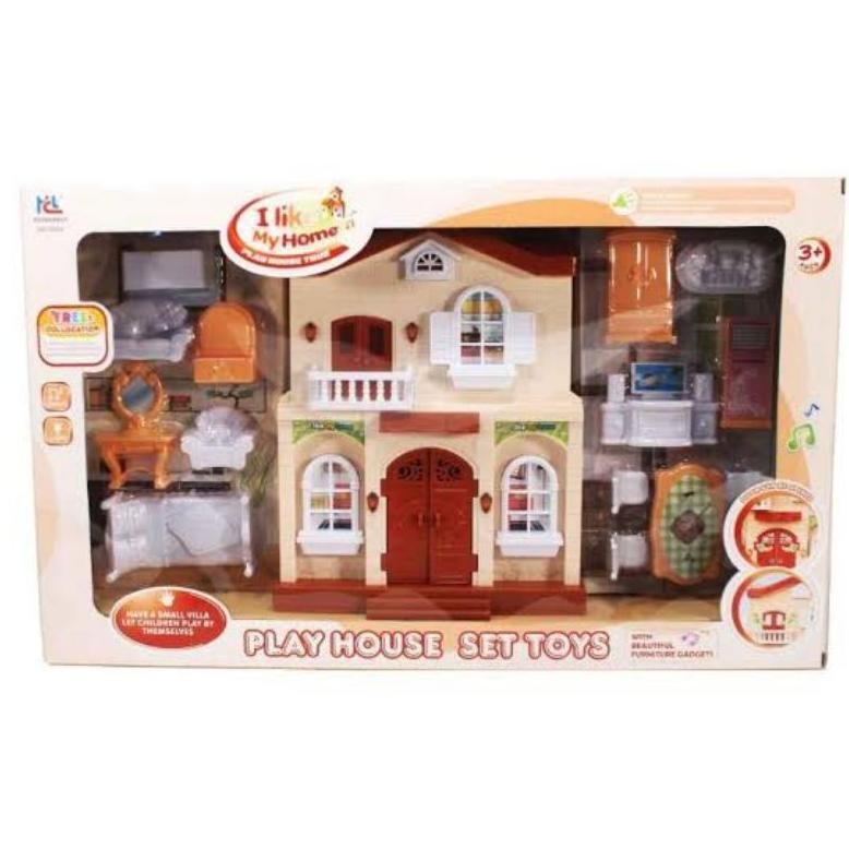 Mainan Play House Set Toys / Mainan Rumah Barbie / Rumah Barbie