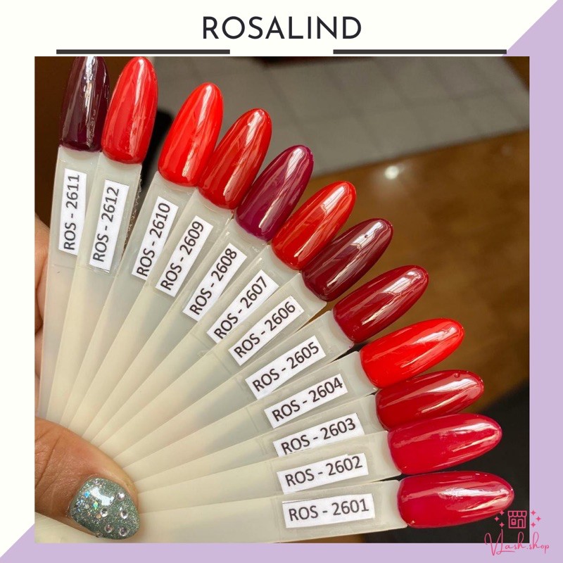 ROSALIND NAIL GEL 7 ML RED SERIES