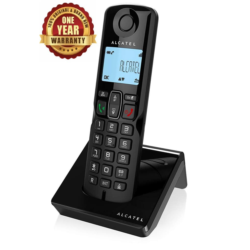 Telepon Wireless / Cordless Phone Alcatel S250 - Hitam