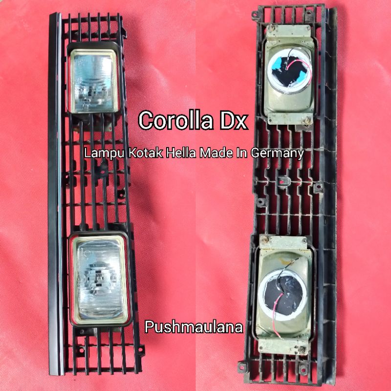 Grill Corolla DX Lampu Hella Original - Grill Toyota Corolla DX ori