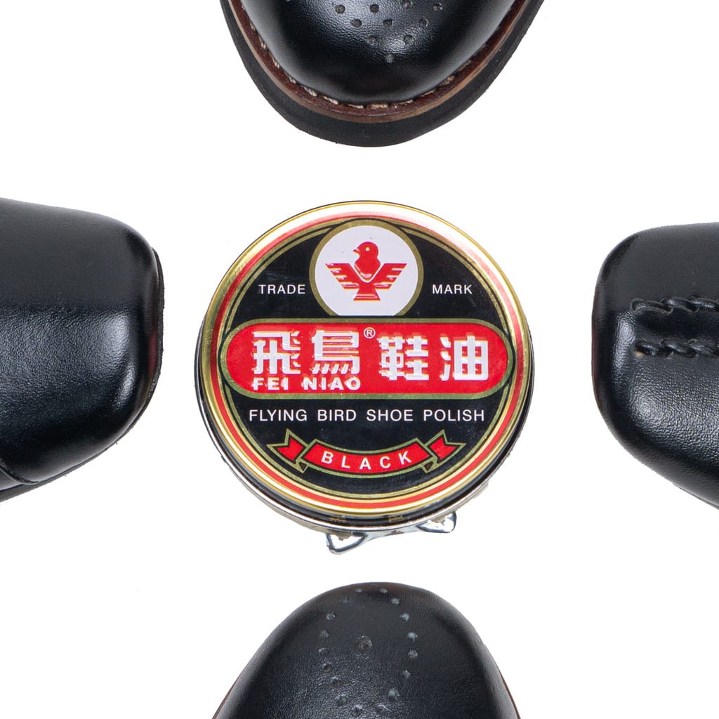 Semir Sepatu Kulit Shoe Polish Warna Hitam Cokelat 40gr