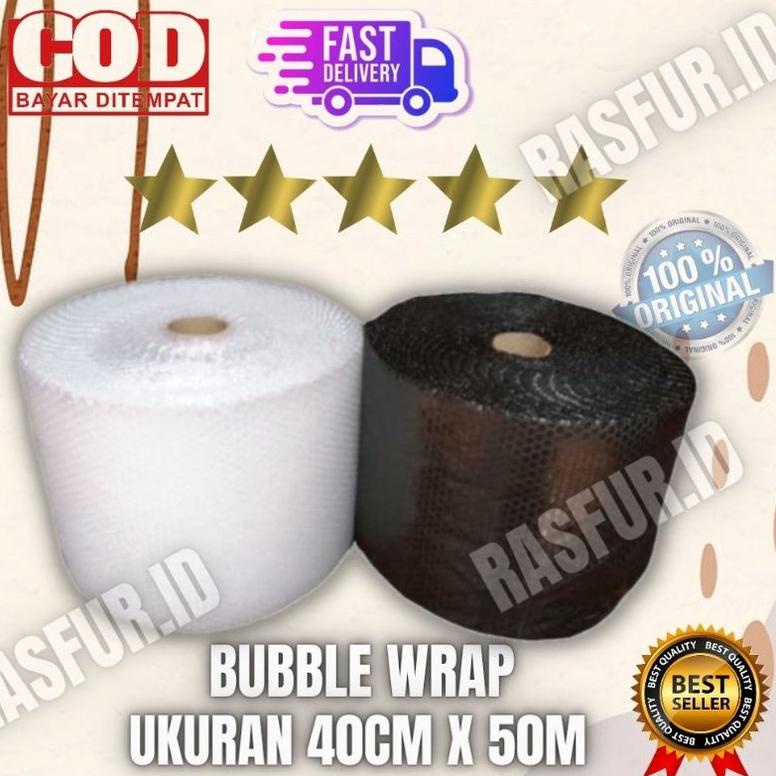 

((BISA COD)) Bubble Wrap Ukuran 40CM x 50M Tebal Premium