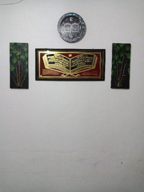 Lukisan 3d Pohon Bambu Minimalis