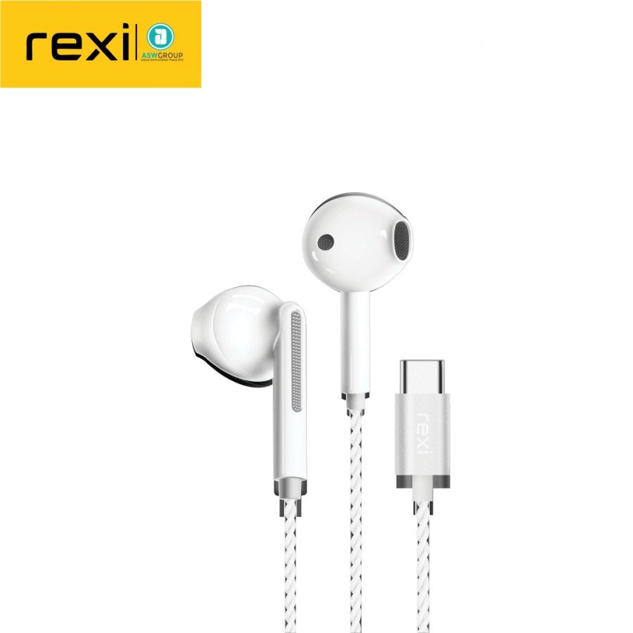 HEADSET REXI TYPE C WIRED AS06-K MICROPHONE HD