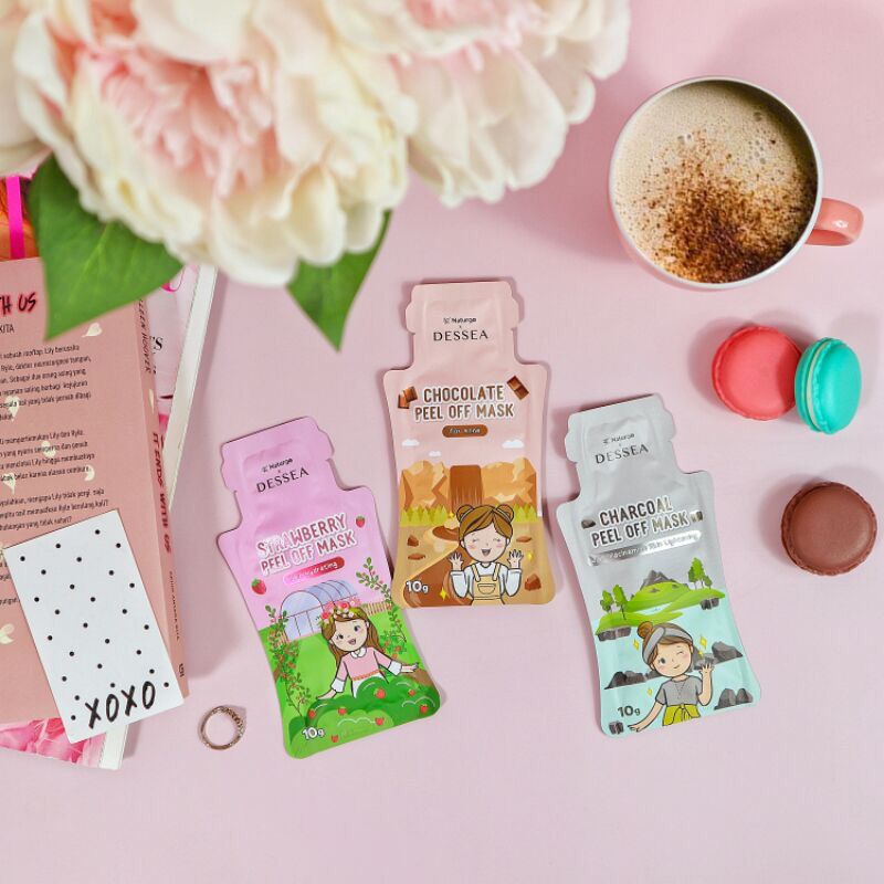 BPOM Masker Wajah Peel Off Dessea Beauty | Peel off Mask Mask by Dessea x Naturgo Baru 10g