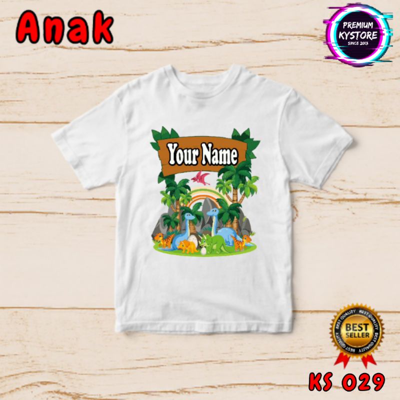 HOT PRICE!!! Gratis nama Kaos keluarga anak dan dewasa Couple family motif animal