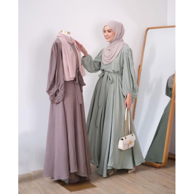 inayah dress Hemlock XS dan Sage M by gonegani