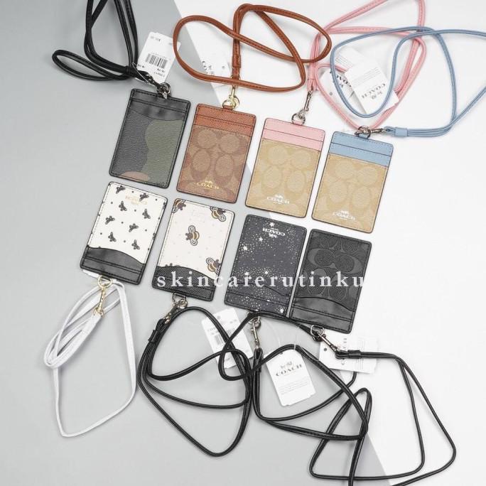 

Coach Signature Id Tag Lanyard - Original 100% Terlaris