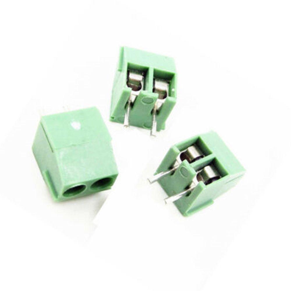 [Elegan] Konektor 10PCS KF350-2P 2arah 2Pin Blok Terminal Pin Lurus