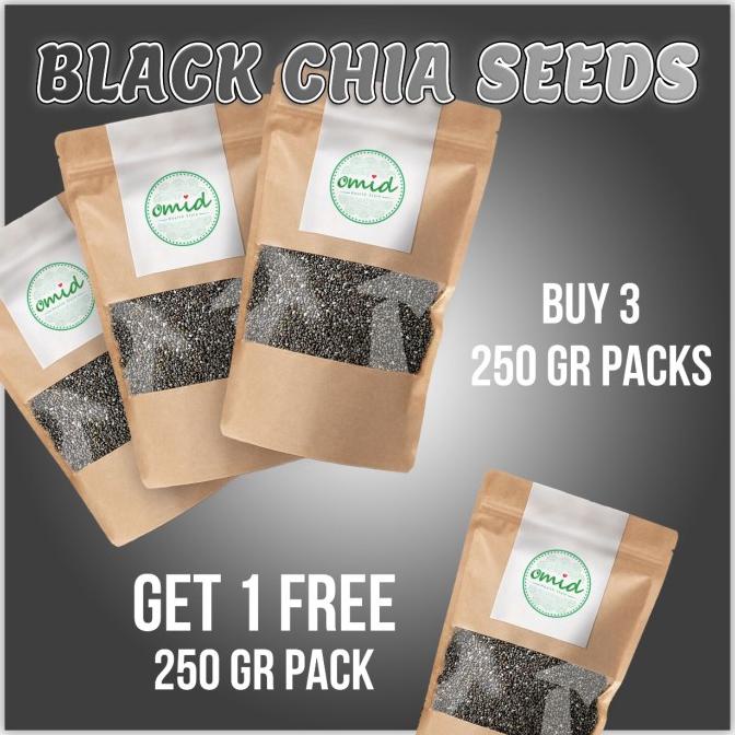 

SALE Black Chia Seeds Powder - Tepung Biji Chia Hitam - 250 gr