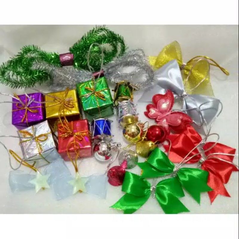 Pohon Natal 90cm Paket Lengkap