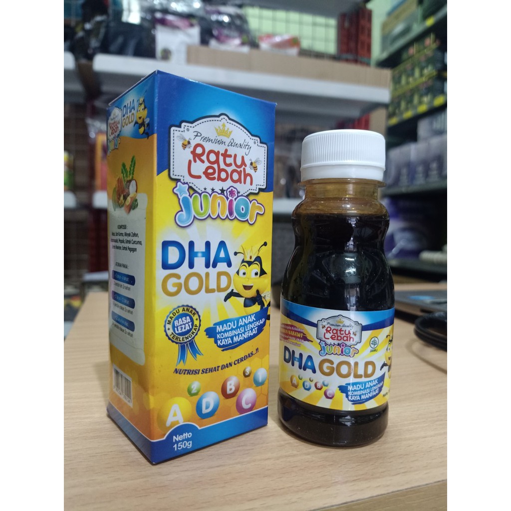 Madu Anak Ratu Lebah Junior DHA gold Original