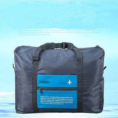 Tas Travel Lipat Gantungan OMTP2LBL Koper Waterproof 32L - Blue