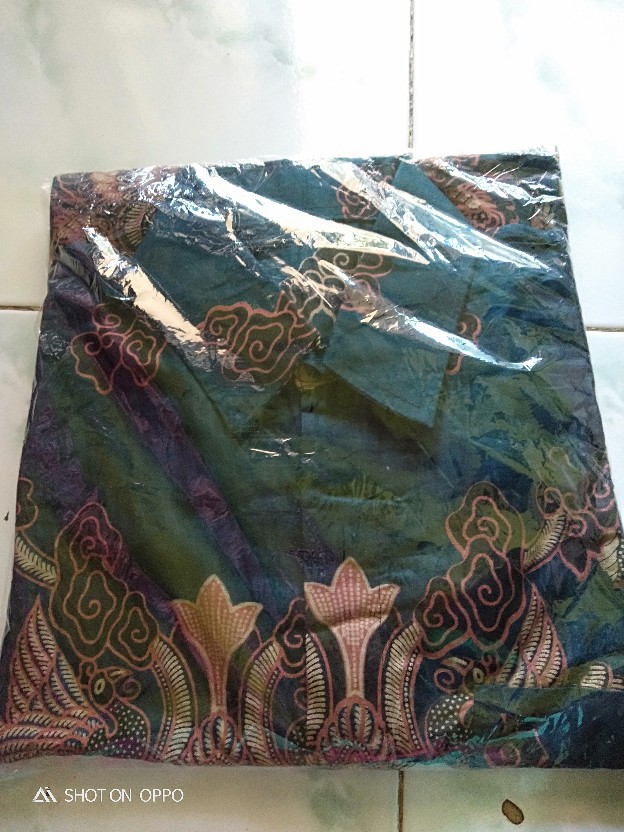 Bswart Batik Hrb026 Kenongo Hem Pendek Padi Pekalongan M L Xl Batik Pria Murah Modern Grosir