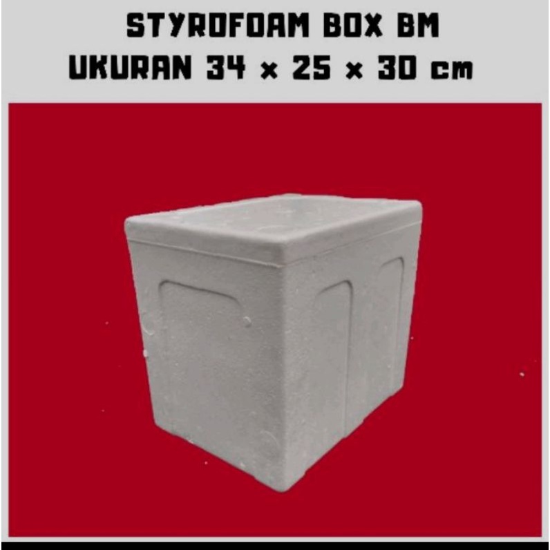 Styrofoam Sterofoam kotak box ikan tempat penyimpanan es Medium 8kg