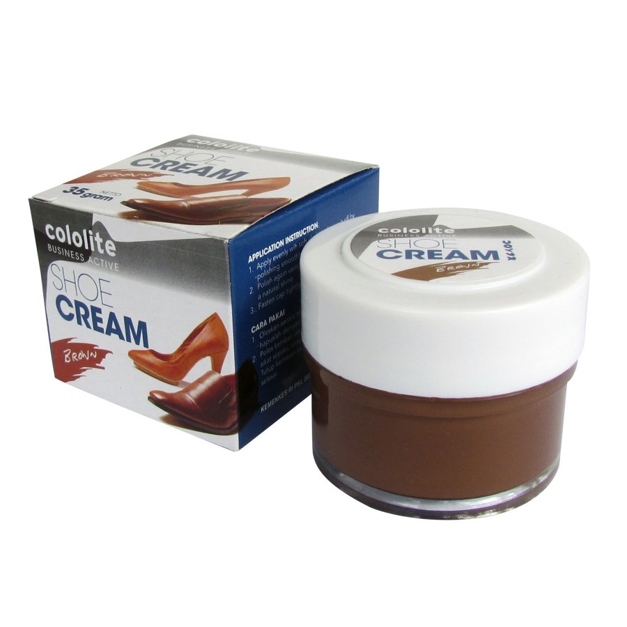 Ktmstore Shoe Cream Semir Sepatu Perawatan Sepatu kulit Krim 35gr Cololite 0009