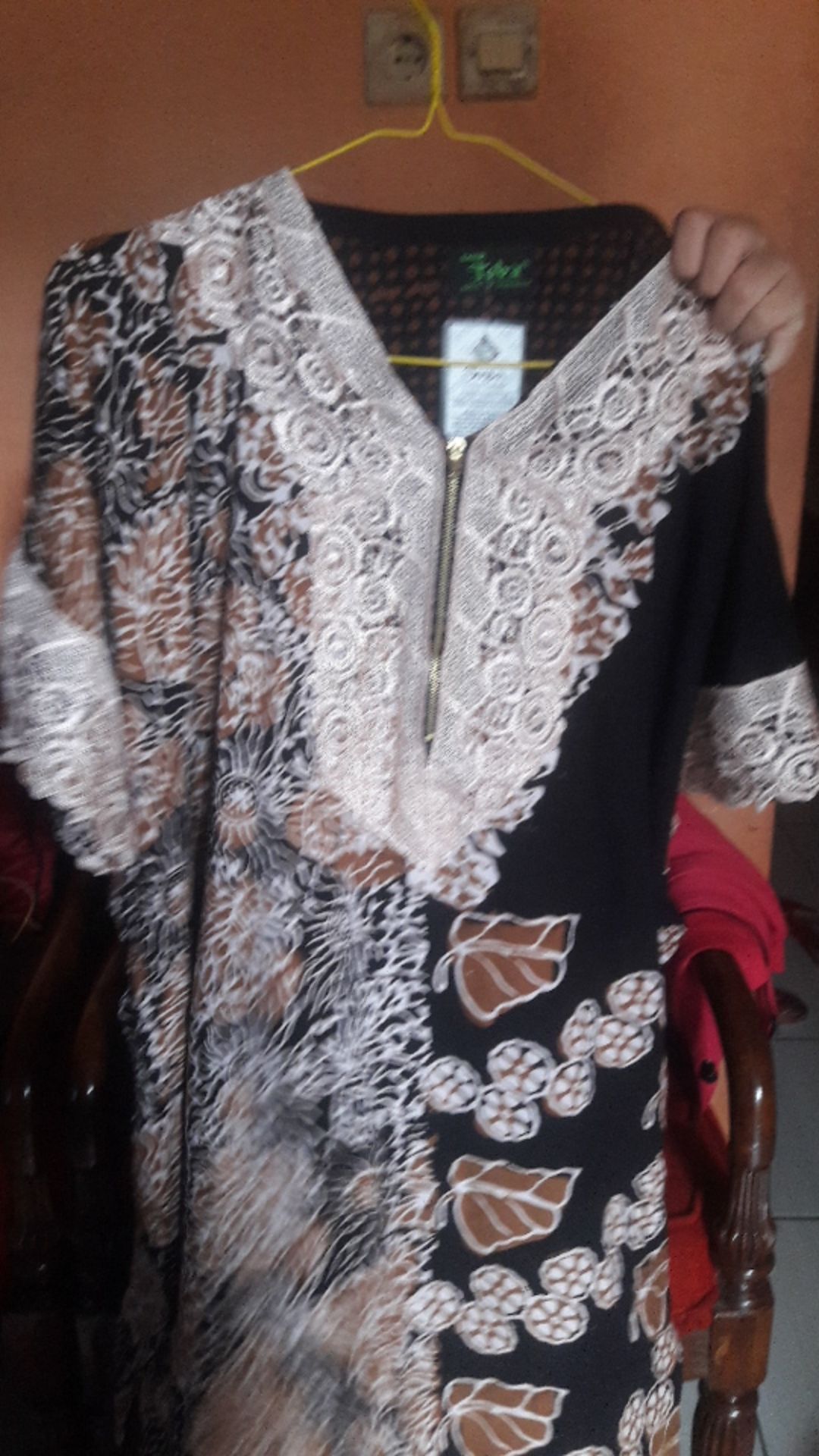 Gamis Klok Batik | Gamis Batik Mewah Toba | Gamis Terbaru