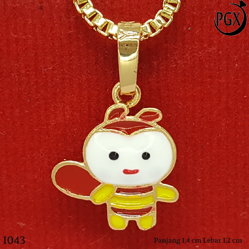 PGX Liontin Kalung Xuping Wanita Aksesoris Fashion Perhiasan Lapis Emas  - I043