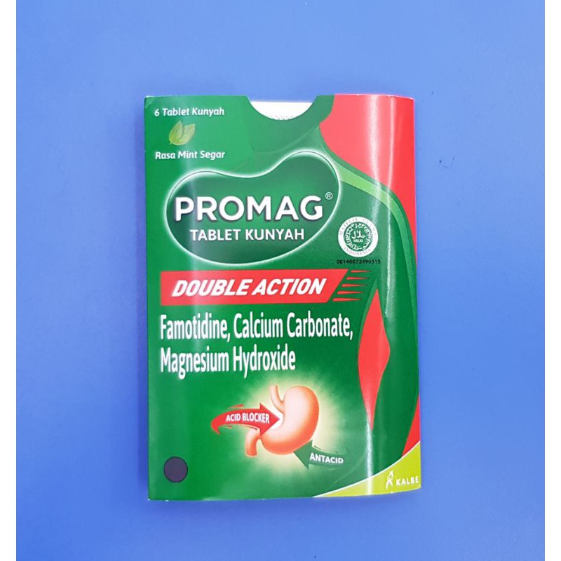 PROMAG DOUBLE ACTION 1Strip isi 6Tablet