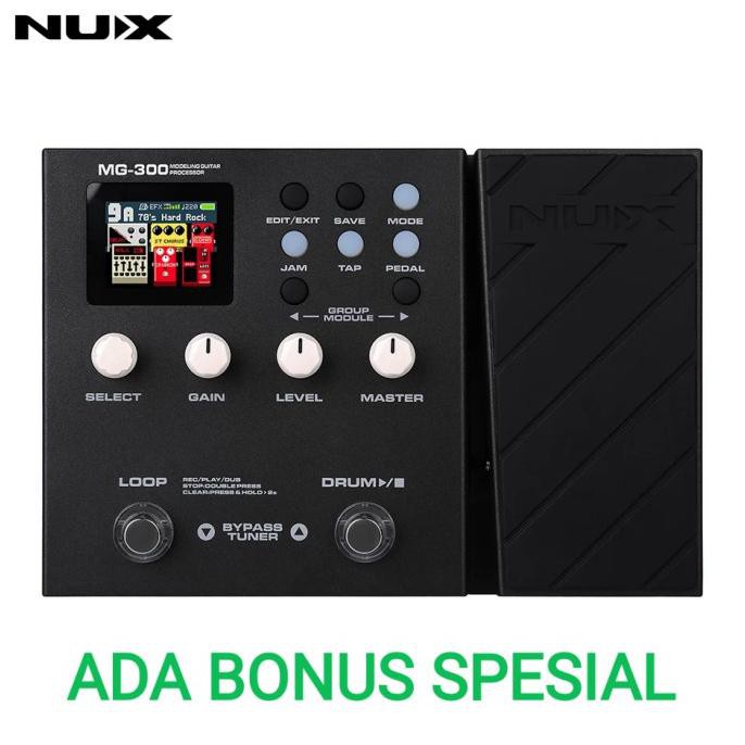 Efek Gitar Nux Mg300 Effect Guitar Nux Mg-300