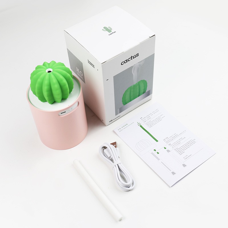 Flashmart - Humidifier Diffuser Kaktus 3Life Air Pelembab Udara Aromatherapy 280ml